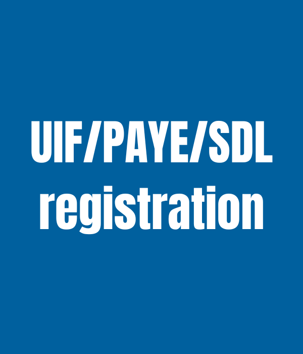 UIF/PAYE/SDL registration - Ubuntu Compliance