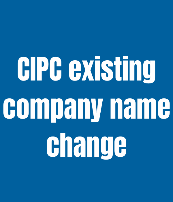 CIPC existing company name - Ubuntu Compliance